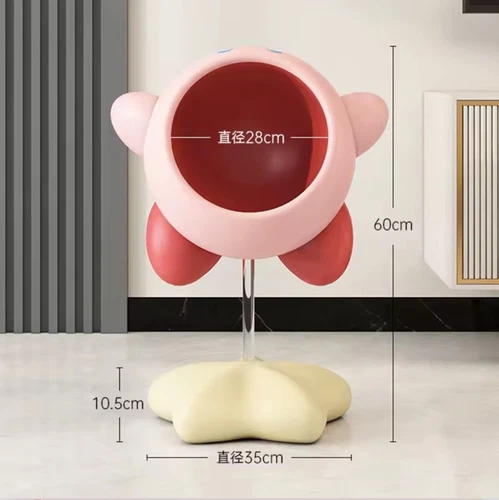 24” KIRBY WIDE MOUTH INHALE 3D BOOKCASE SIDE TABLE